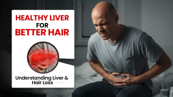 Guide on liver and hair loss connection with visual