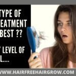 a woman in shock seeing amount of hair fall on her comb and looking for best hair fall treatment for women