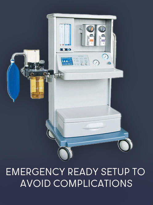 8. emergency ready setup to avoid complications