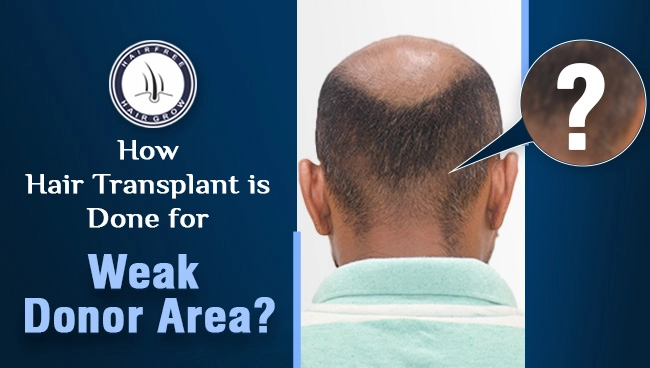 a weak donor area hair transplant