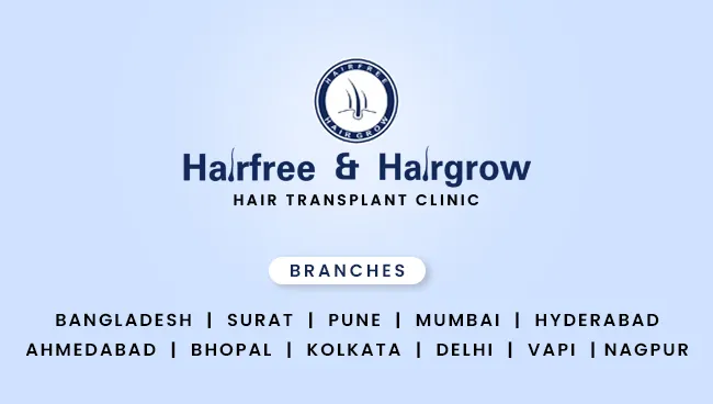 Overview of Hairfree Hairgrow Branches across India and abroad