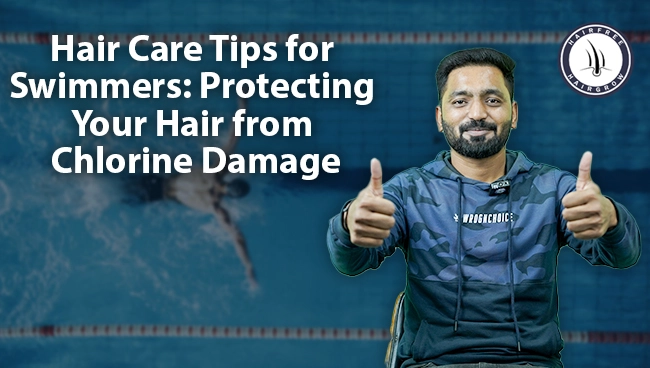 Hair care for swimmers - Protecting hair from chlorine damage with tips from Hairfree and Hairgrow Clinic