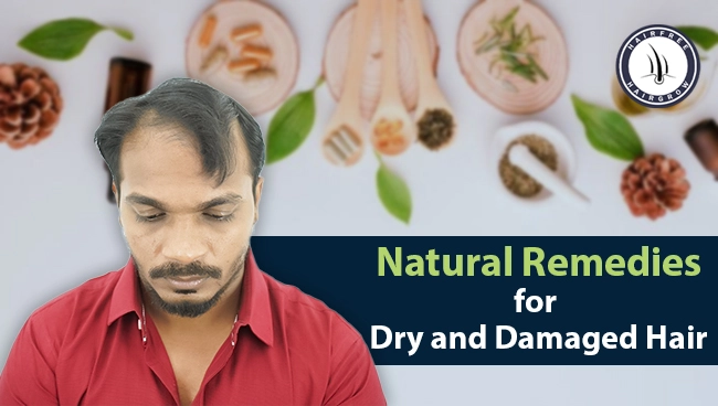 Natural Home remedies for dry and damaged hair by Hairfree and Hairgrow Clinic