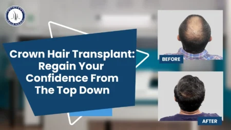 Natural Results with Crown Hair Transplant for Fuller Coverage