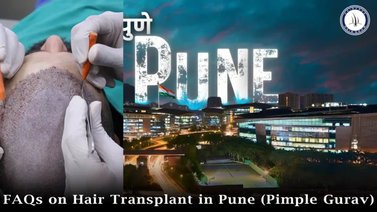 FAQs on Hair Transplant in Pune: A hair transplant procedure in progress with Pune city view