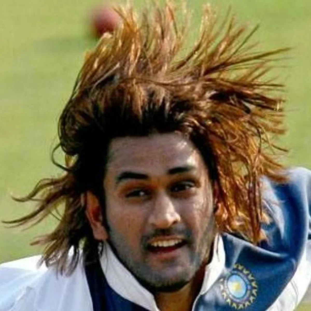 The Long, Flowing Locks dhoni hair style - 1