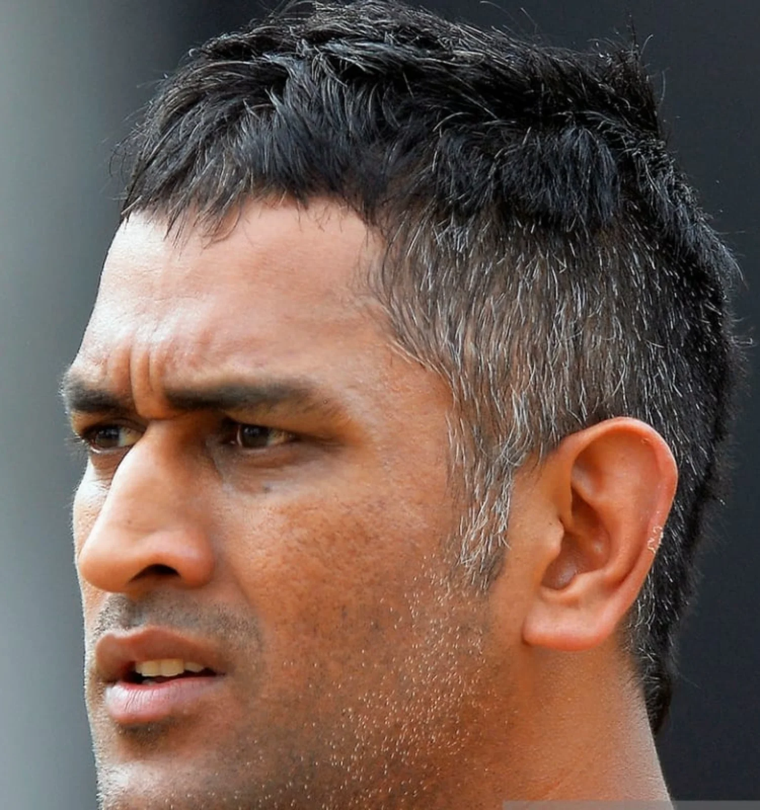 The Salt and Pepper Look dhoni hair style - 6