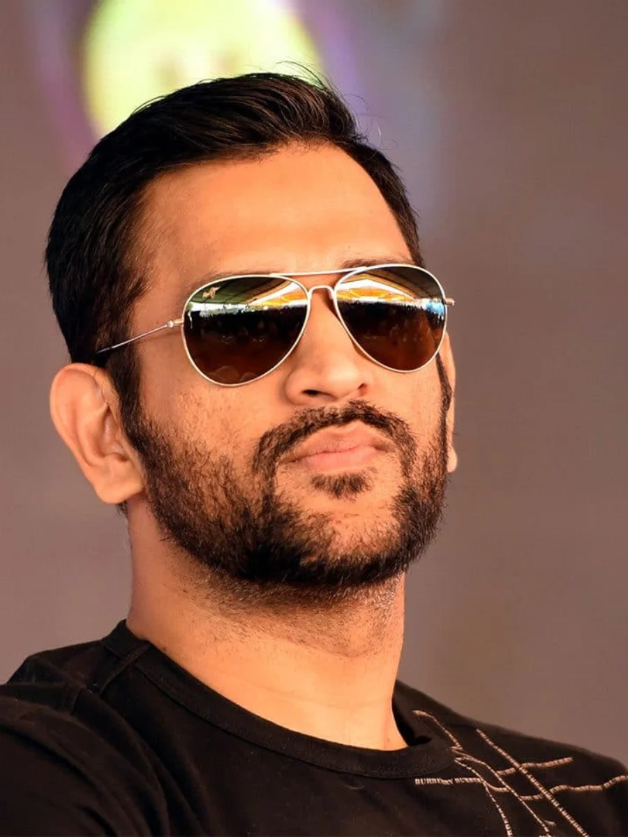 The Undercut with Beard dhoni hair style