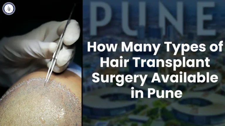 Types of Hair Transplant Surgery with image of grafting process