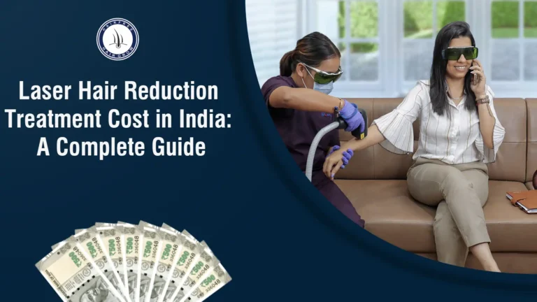 Laser Hair Reduction Treatment – Woman getting laser on arm at clinic