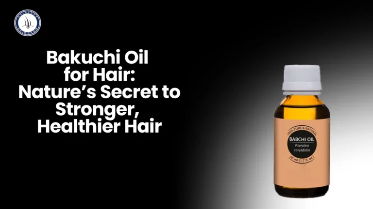 Bakuchi Oil for Hair bottle showing natural hair care solution