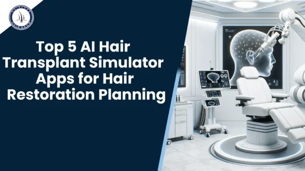 AI Hair Transplant Simulator – Digital hair transplant planning in a modern clinic
