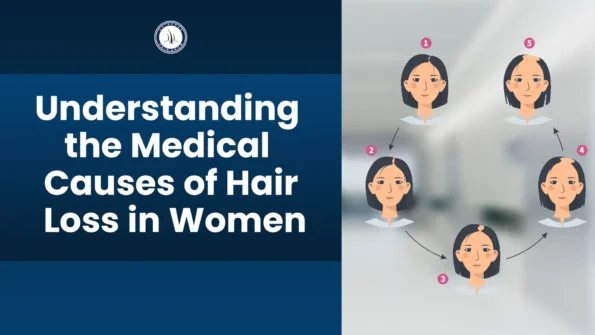 Medical Causes of Hair Loss in Women – Female hair thinning stages illustrated