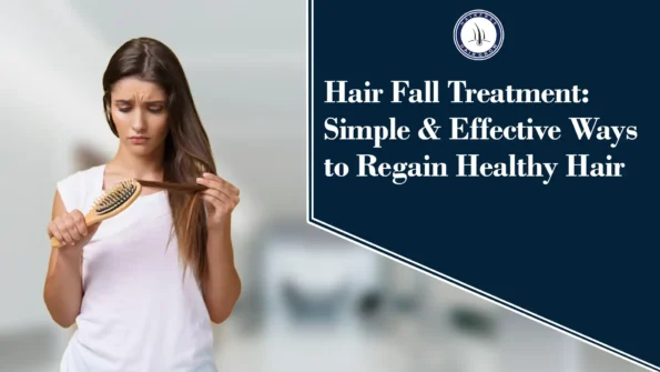 Woman worried about hair loss – Hair Fall Treatment