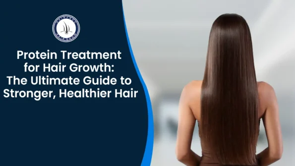 Woman with long shiny hair – Protein Treatment for Hair Growth