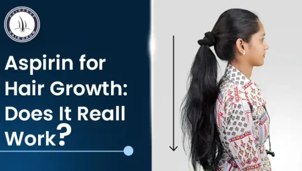 Aspirin for hair growth shown in simple way