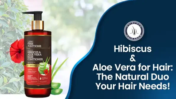 Hibiscus and aloe vera for healthy hair