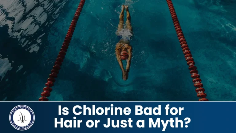 Woman in swimming pool – is chlorine bad for hair?