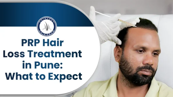 Doctor doing PRP hair loss treatment in Pune clinic