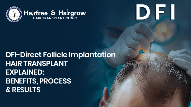 DFI Direct Follicle Implantation hair transplant procedure