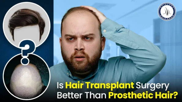 this info graphic show how Is Hair Transplant Surgery Better Than Prosthetic Hair
