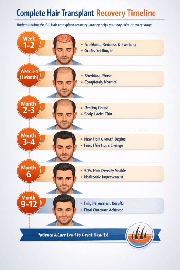 One Month After Hair Transplant