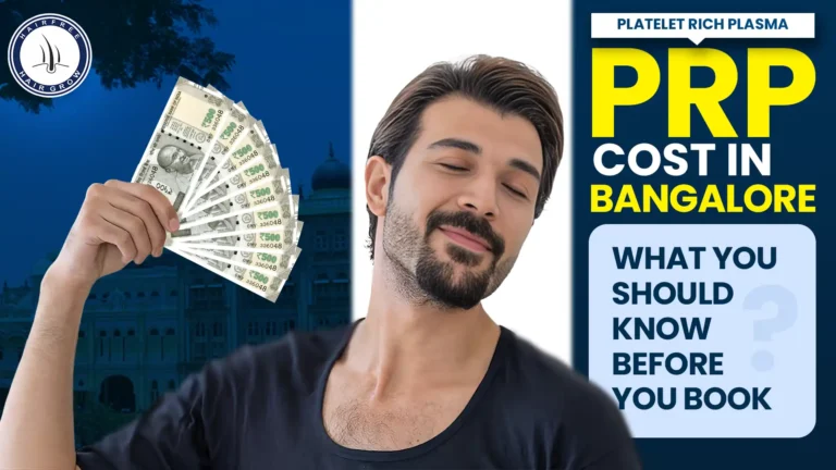 this info graphic shows PRP Treatment Cost in Bangalore with Hairfree & Hairgrow
