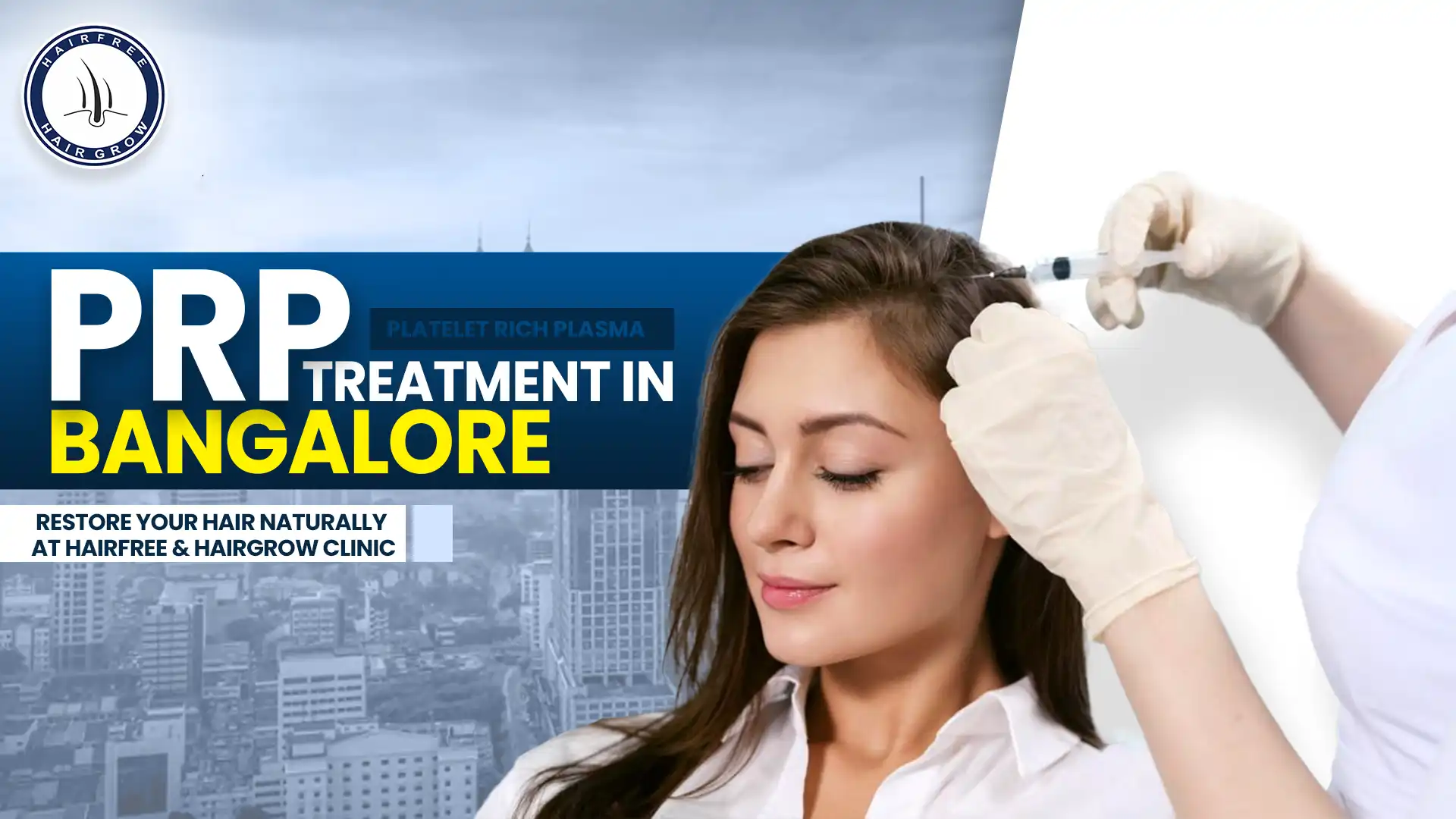 This info graphic shows how PRP Treatment in Bangalore is success with Hairfree & Hairgrow