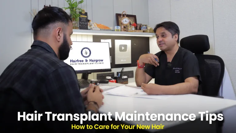 Hair Transplant Maintenance Tips for healthy new hair care