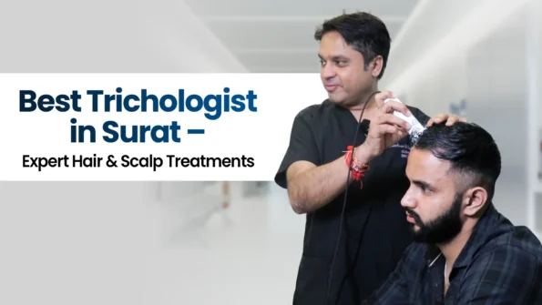 Trichologist in Surat performing professional hair and scalp treatment