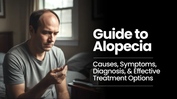 guide to alopecia showing hair loss causes and treatment options