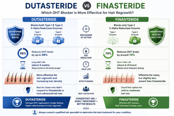 Dutasteride Hair Regrowth vs Finasteride Which Works Better