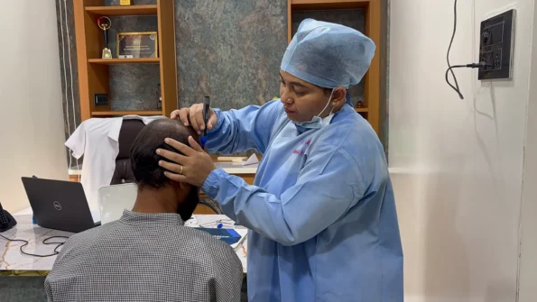 dr. shridevi lakhe female hair transplant doctor in Hyderabad