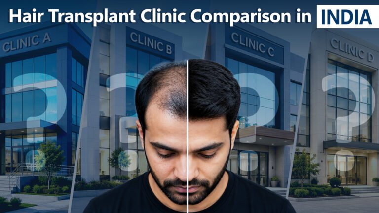 Hair Transplant Clinic Comparison India comparing cost, surgeon expertise, technology, and treatment results Hair Transplant Clinic Comparison India comparing cost, surgeon expertise, technology, and treatment results