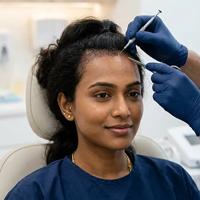 Hair transplant treatment for women with thinning hair