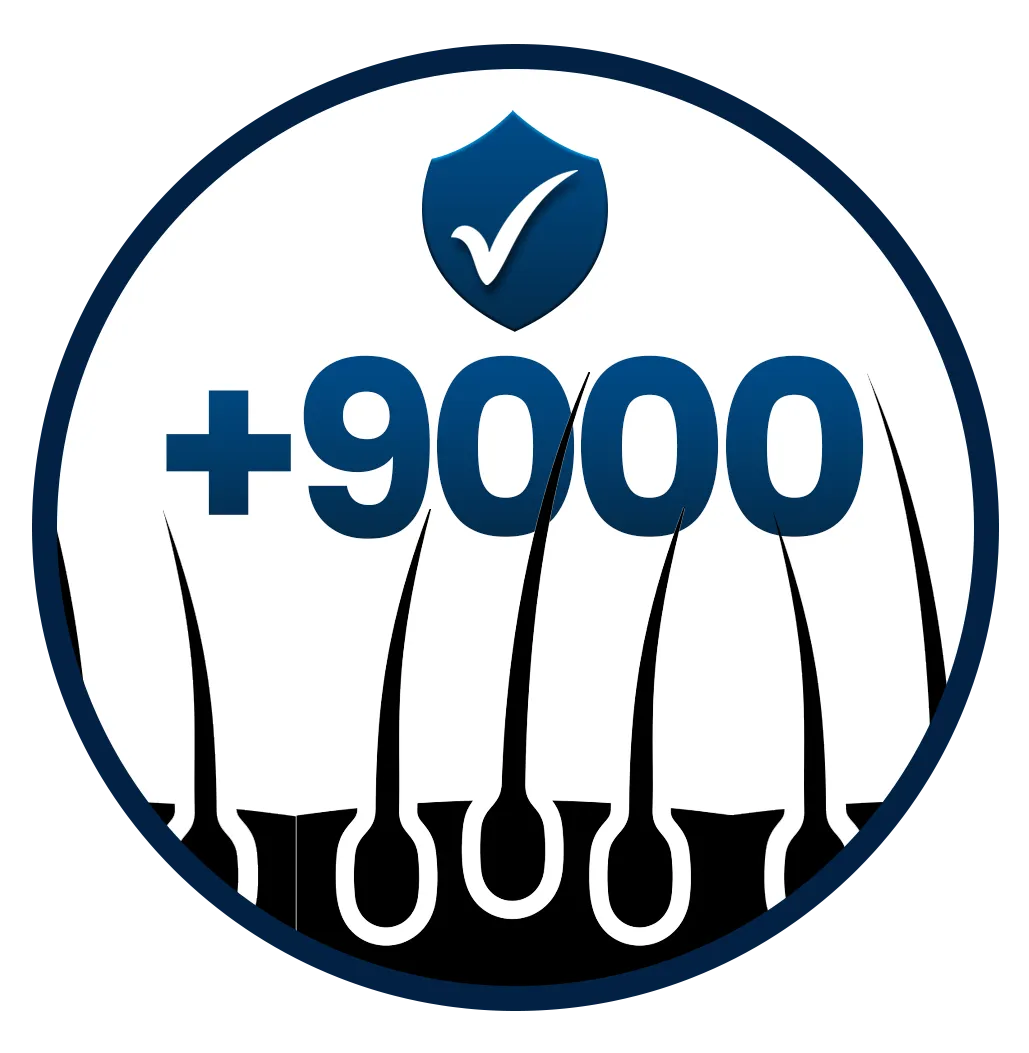 9000+ successful hair transplant procedures in Pune with high patient satisfaction