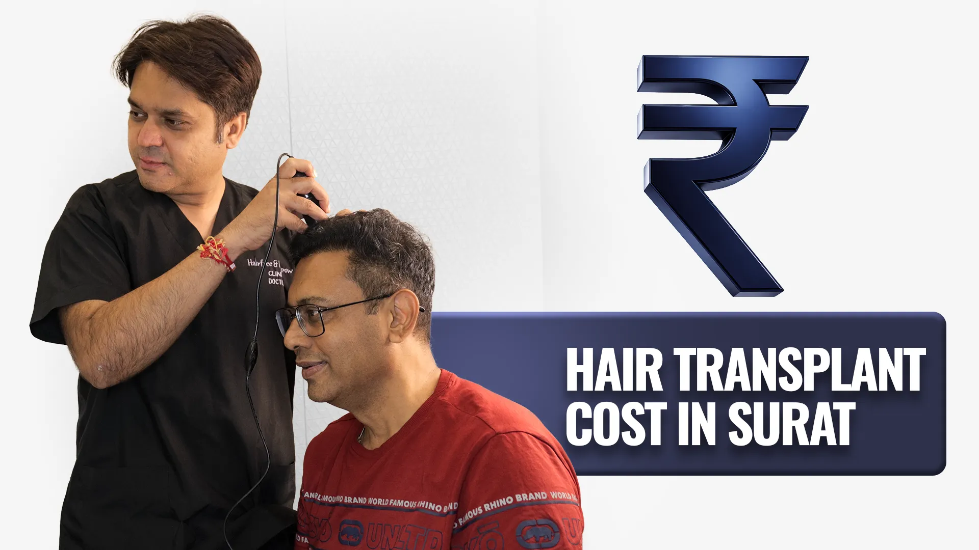 Hair transplant cost in Surat consultation with expert hair transplant surgeon