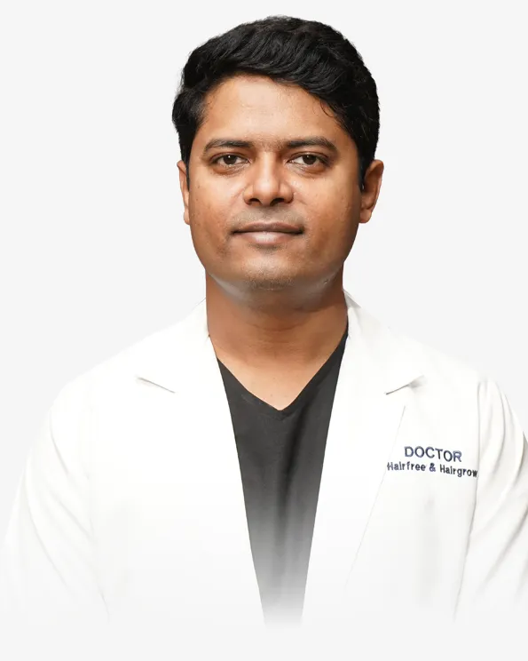Dr. Nipun Kesarker, experienced hair transplant surgeon at HairFree HairGrow Mumbai specializing in FUE and advanced hair restoration treatments