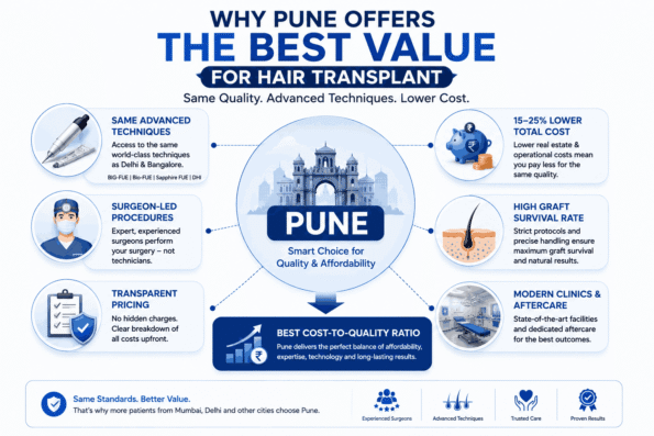 Hair Transplant Cost Pune vs Delhi vs Bangalore Why Pune Offers the Best Value