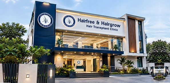 HairFree & HairGrow hair transplant clinic building
