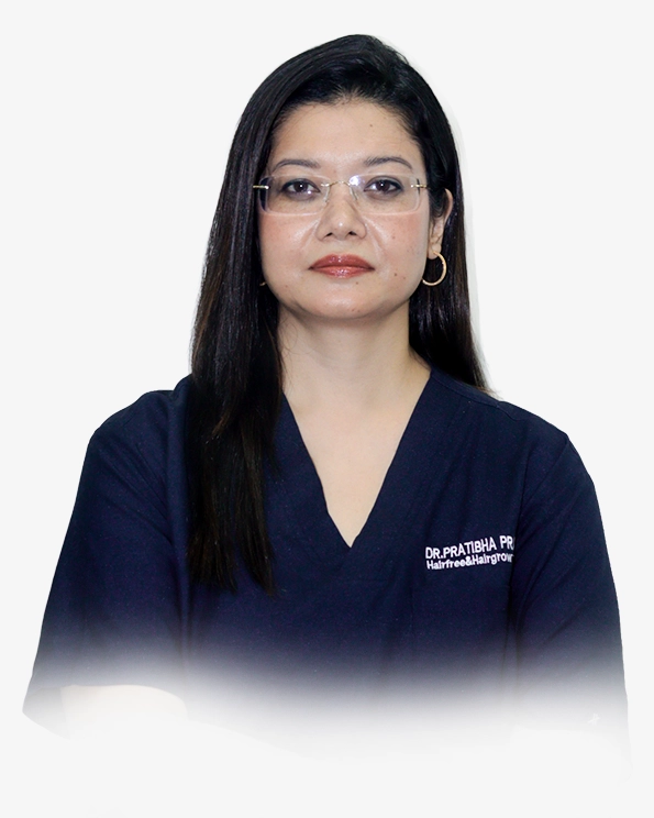 Dr. Pratibha Pradhan, hair transplant surgeon at Hairfree & Hairgrow Clinic