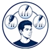 Advanced BIG-FUE and Sapphire FUE hair transplant techniques icon for diverse hair types at Hairfree & Hairgrow Clinic Bangalore