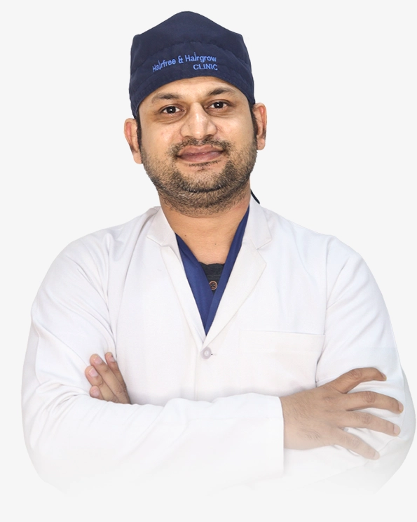 Dr Ankit Jain hair transplant surgeon at HairFree HairGrow Clinic Bhopal