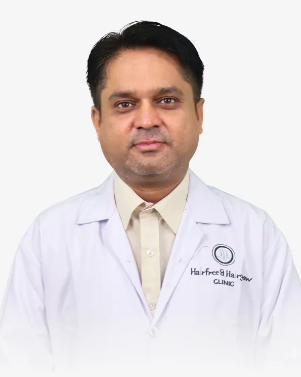 Dr. Chintan Bhavsar, hair restoration specialist at HairFree HairGrow Clinic Hyderabad
