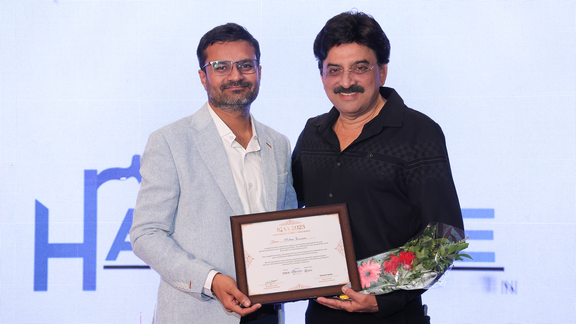 Dr. Pankaj Khunt at a HairFree HairGrow event