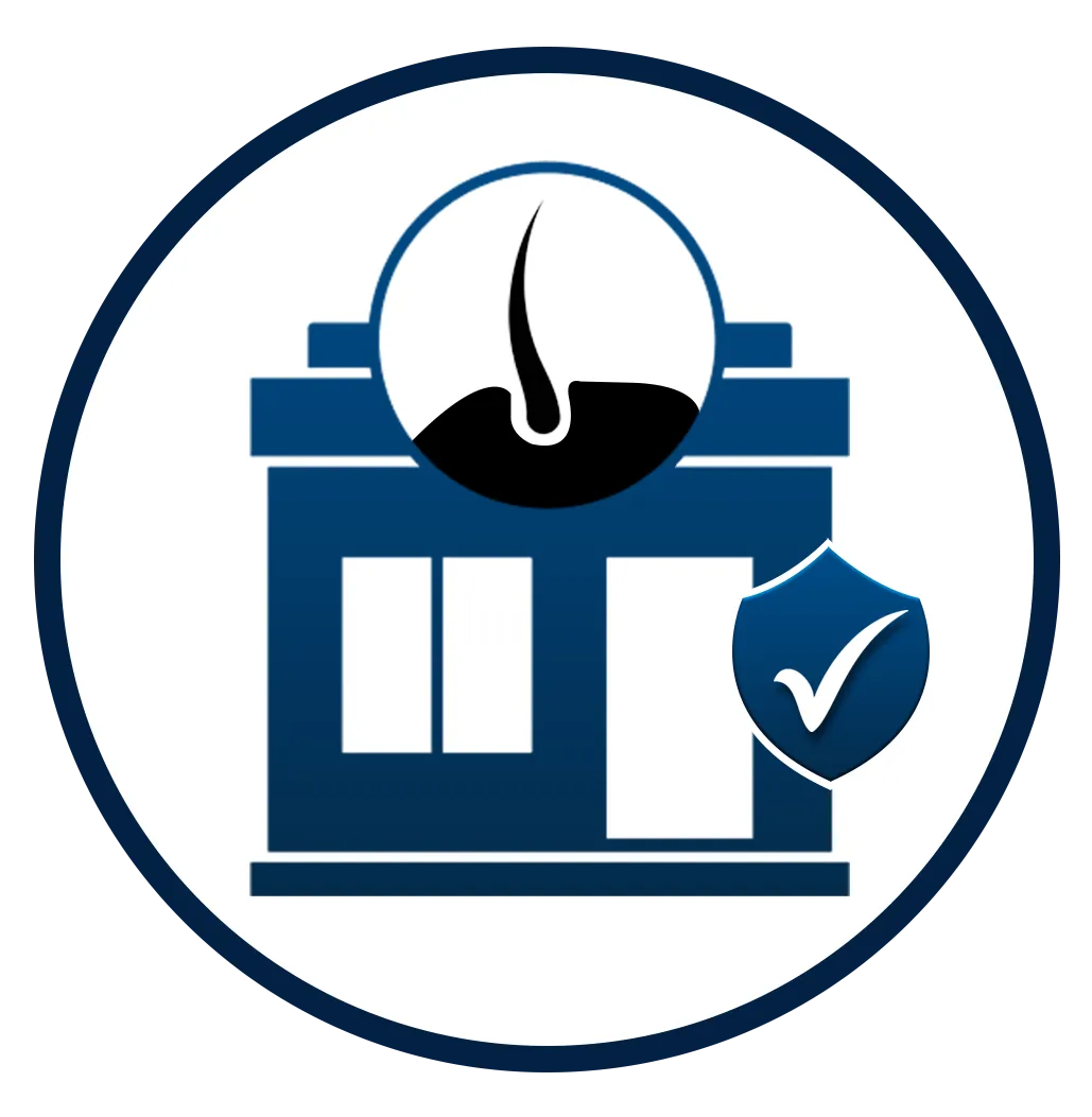 Trust and recognition icon representing HairFree HairGrow Clinic in Hyderabad